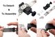 iSmart Pasek BRANSOLETA GARMIN Fenix 3 HR 5X 6S PRO QUICKFIT 26 mm 4