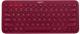 Klawiatura Logitech K380 Bezprzewodowa Czerwona US (920-007655) 1