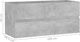 vidaXL Szafka pod umywalkę szarość betonu 100x38.5x45cm płyta 6