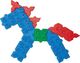 Morphun Mega Zestaw klocków konstrukcyjnych Morphun Starter 1200 el. 1