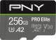 Karta PNY PRO Elite MicroSDXC 256 GB Class 10 UHS-I/U3 A2 V30 (P-SDU256V32100PRO-GE) 1