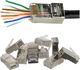 NEKU NEKU Wtyk modularny RJ45 kat.6 FTP drut przelotowy 10szt. 2