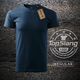 Topslang Topslang koszulka męska bawełniana granatowa t-shirt męski granatowy REGULAR L 1