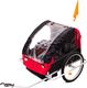 Vivo Przyczepka rowerowa Vivo Voyager BT-004 czarno-czerwona Uniwersalny 1