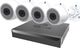 Kamera IP Ezviz Zestaw do monitoringu Full HD 4 kamery Ezviz C3T + X5S PoE Uniwersalny 1