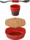 Robens Zestaw naczyń kempingowych Leaf Meal Kit - fire 7