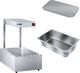 Royal Catering Lampa grzewcza gastronomiczna podgrzewacz do potraw dań 500W + pojemnik GN1/1 Lampa grzewcza gastronomiczna podgrzewacz do potraw dań 500W + pojemnik GN1/1 1