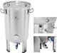 Royal Catering Pojemnik kocioł fermentacyjny fermentator do piwa z chłodnicą 30L Pojemnik kocioł fermentacyjny fermentator do piwa z chłodnicą 30L 1