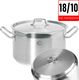 Hendi Garnek średni Profi Line z pokrywką 2 l śr. 160 x 110 h - Hendi 831007 Garnek średni Profi Line z pokrywką 2 l śr. 160 x 110 h - Hendi 831007 1