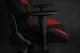 Fotel SENSE7 materiałowy Vanguard czarno-czerwony 14