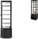 Witryna chłodnicza ARKTIC Witryna chłodnicza cukiernicza na kółkach 5 półek 280L LED - czarna Witryna chłodnicza cukiernicza na kółkach 5 półek 280L LED - czarna 1