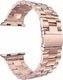 Mercury Mercury pasek Metal Apple Watch 44mm różowo złoty/pink gold 3