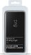 Etui Clear View Samsung A02s A025 czarny/black 2