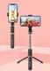 Selfie stick Wozinsky Wozinsky Selfie Stick Tripod teleskopowy statyw kijek do zdjęć + pilot Bluetooth czarny (WSSTK-01-BK) 8