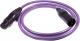 Kabel Melodika XLR - XLR 2.5m fioletowy 1