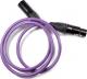 Kabel Melodika XLR - XLR 2.5m fioletowy 1