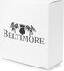 Beltimore Beltimore skórzany damski pasek do spodni 4 cm burgundowy A72 5