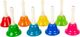 Small Foot Kolorowe dzwonki - instrumenty muzyczne dla dzieci, zabawka montessori small foot design - zabawki muzyczne dla 3 latka uniw 3