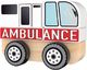 Trefl Zabawka drewniana - Ambulans TREFL 1