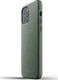 Mujjo Mujjo Full Leather Case - etui skórzane do iPhone 12/12 Pro (zielone) 1