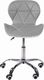 Mufart Krzesło obrotowe DORM do pracowni, biura, gabinetu, salonów kosmetycznych Szaro-Białe 1