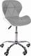 Mufart Krzesło obrotowe DORM do pracowni, biura, gabinetu, salonów kosmetycznych Szaro-Białe 2