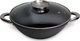 Patelnia Kamille wok Teflonowa Żeliwna 28cm 1
