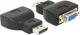 Adapter AV Delock DisplayPort - D-Sub (VGA) czarny (65567) 1