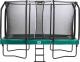 Trampolina ogrodowa Salta ogrodowa First Class z siatką wewnętrzną 366 x 214 cm zielona 1