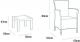 Allibert Meble ogrodowe ROSARIO BALCONY SET - cappuccino 1