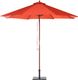 Beliani Parasol ogrodowy Toscana II czerwony 270 cm 2