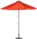 Beliani Parasol ogrodowy Toscana II czerwony 270 cm 3