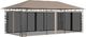 vidaXL Altana ogrodowa z moskitierą, 6x3x2,73 m, kolor taupe, 180 g/m 1