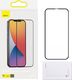Baseus Baseus 2x Szkło hartowane 0,23 mm z ramką na cały ekran iPhone 12 Pro / iPhone 12 Czarny (SGAPIPH61P-PE01) 4