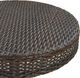 vidaXL Stolik ogrodowy, brązowy, 75,5 x 106 cm, polirattan 3