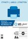 MD Labels Etykiety naklejki samoprzylepne 52,5x29,8mm na arkuszu A4 100 ark 1
