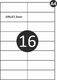 MD Labels Etykiety naklejki samoprzylepne 105x37,3mm na arkuszu A4 100 ark 6
