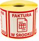 MD Labels Naklejki Etykiety Ostrzegawcze Faktura w środku 1000szt 1