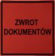 MD Labels Naklejki Etykiety Ostrzegawcze Zwrot dokumnetów 1000szt 4