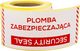 MD Labels Plomby zabezpieczające security seal z nacięciem 120x50mm 100szt. 1