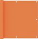 vidaXL Parawan balkonowy, pomarańczowy, 90x300 cm, tkanina Oxford 1