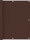 vidaXL Parawan balkonowy, brązowy, 120x600 cm, tkanina Oxford 1