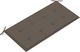 vidaXL Ławka ogrodowa z poduszką taupe, 112 cm, lite drewno tekowe 5