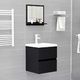 Lustro vidaXL w ramie 40x37cm biały (804554) 3