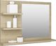 Lustro vidaXL w ramie 60x45cm  (805009) 2