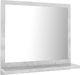 Lustro vidaXL w ramie 40x37cm szary (804557) 1
