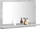 Lustro vidaXL w ramie 60x37cm szary (804566) 2