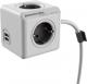 PowerCube Przedłużacz Extended USB 1,5m szary Typ F (1406GY/DEEUPC) 1