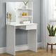 ModernHome Toaletka kosmetyczna nowoczesna duże lustro półki ModernHome 4