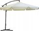 ModernHome Parasol ogrodowy składany z falbanką 350 cm 1